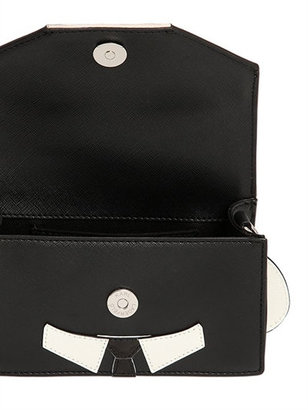 Karl Lagerfeld Paris Kocktail Faux Leather Crossbody Bag