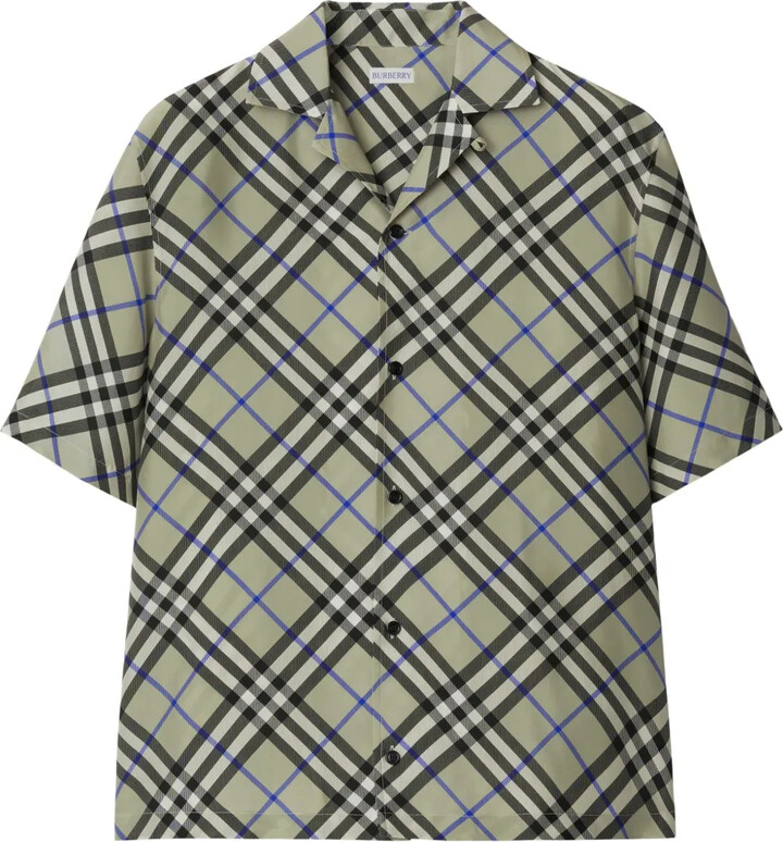Burberry Nova check silk shirt