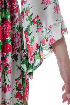 Leitmotiv Long Cut Floral Dress In Polyester