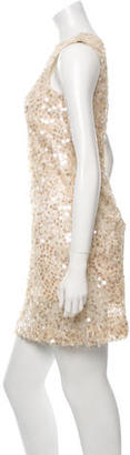 Rodarte Sequin Embellished Sleeveless Dress