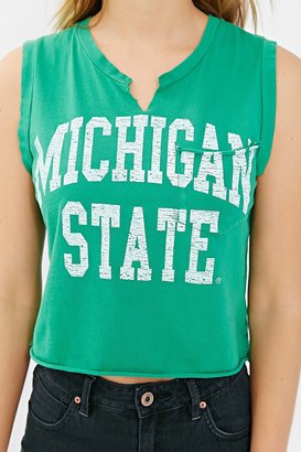 Urban Outfitters Michigan State Cropped Muscle Tee