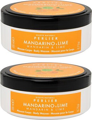 Perlier Mandarin and Lime Body Mousse 2-pack