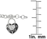 Thumbnail for your product : Journee Collection Tressa Collection Cubic Zirconia Charm Bracelet in Sterling Silver