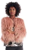 Thumbnail for your product : Sole Society Cropped Faux Fur Jacket