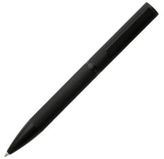 Ballpoint pen in textured black lacqu 