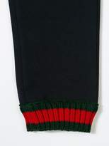 Thumbnail for your product : Gucci Kids ribbed trim track pants