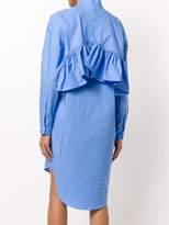 Thumbnail for your product : MSGM ruffle shirt dress