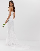 Thumbnail for your product : ASOS EDITION EDITION lace cami wedding dress