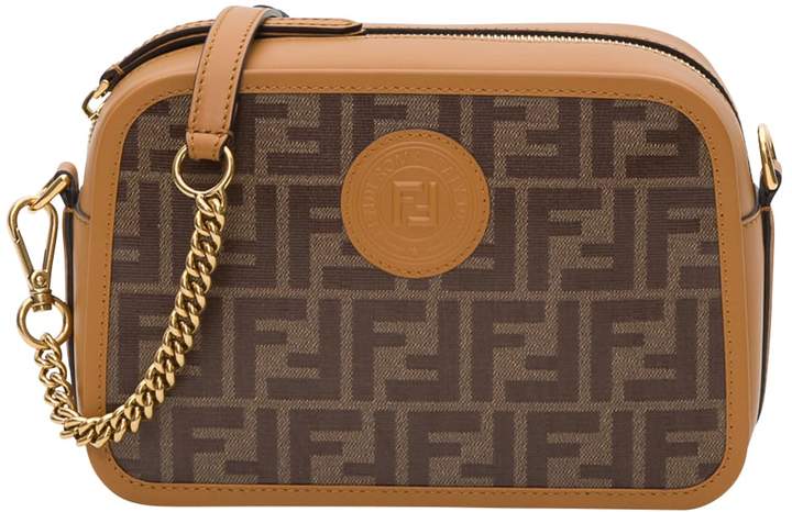 fendi mini ff leather camera case