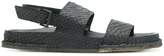 Thumbnail for your product : Del Carlo double strap buckled ankle sandals
