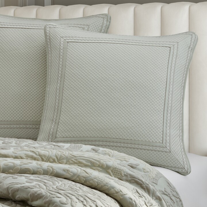Bianco Solid White Decorative Pillows by J Queen New York