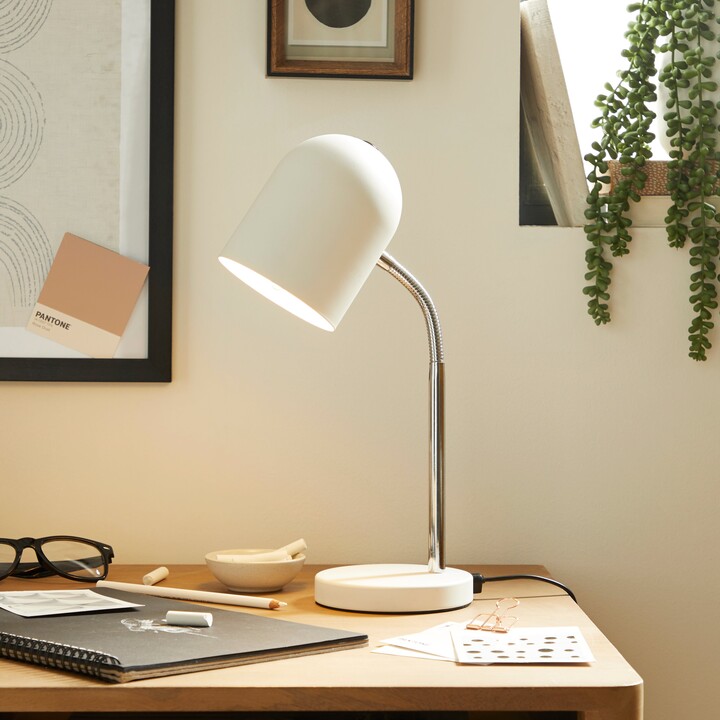 Dunelm Newton Desk Lamp White ShopStyle