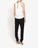 Thumbnail for your product : Yigal Azrouel Sleeveless Fringe Georgette Top