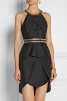 Thumbnail for your product : Sass & Bide The Good Life embellished textured-crepe mini dress