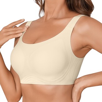J-pone Bras for Women No Underwire Smooth Push Up Bras for Women Wireless  Full Coverage Comfort T-Shirt Bra with Bra Extender - ShopStyle