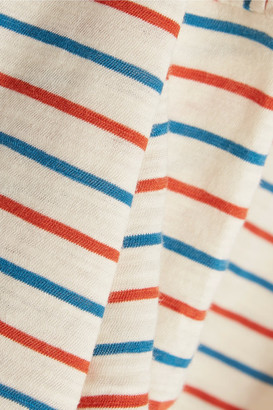 Madewell Whisper Striped Cotton-jersey T-shirt - Cream