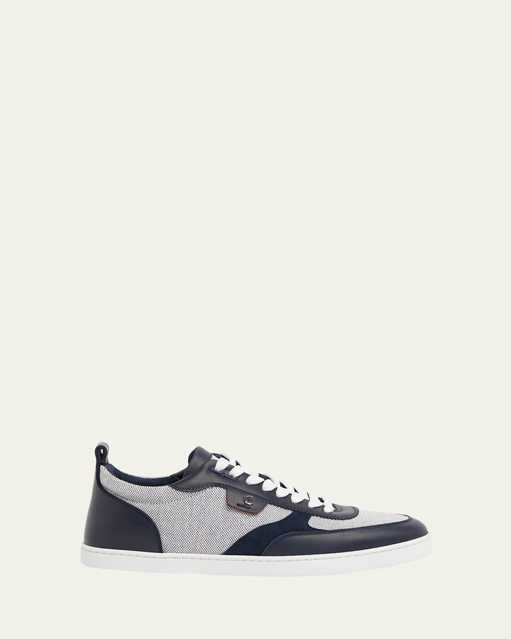 Christian Louboutin Men's Tutti Rui Flat Low-Top Sneakers