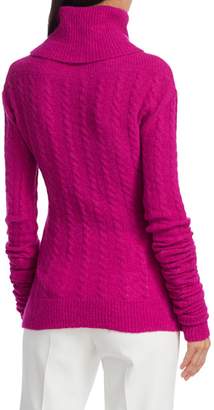 Jacquemus La Maille Sofia Alpaca & Wool Stretch Turtleneck Sweater