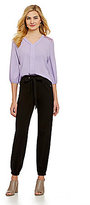 Thumbnail for your product : Gibson & Latimer Embroidered-Yoke Blouse