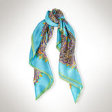 Thumbnail for your product : Ralph Lauren Silk Paisley Scarf