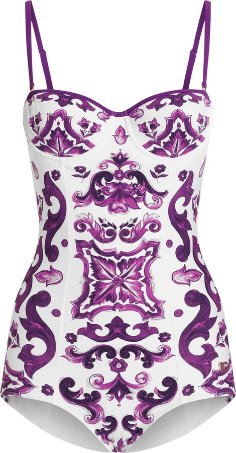 Dolce & Gabbana Printed Swimsuit