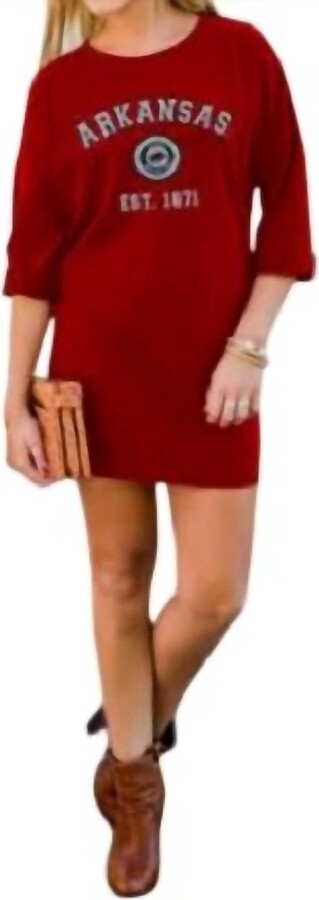 Gameday Couture University Of Arkansas Perfect To A Tee In Red