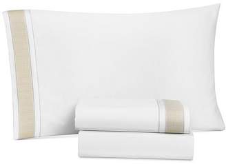 Hotel Collection CLOSEOUT! Woven Accent King Fitted Sheet, Created for Macy's