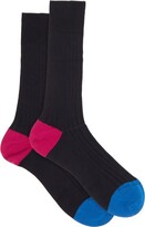 Thumbnail for your product : Pantherella Portobello Ribbed-knit Socks