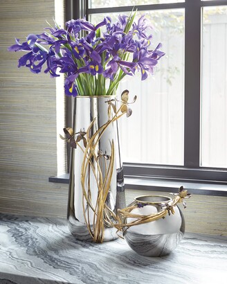 Michael Aram Black Iris Centerpiece Vase