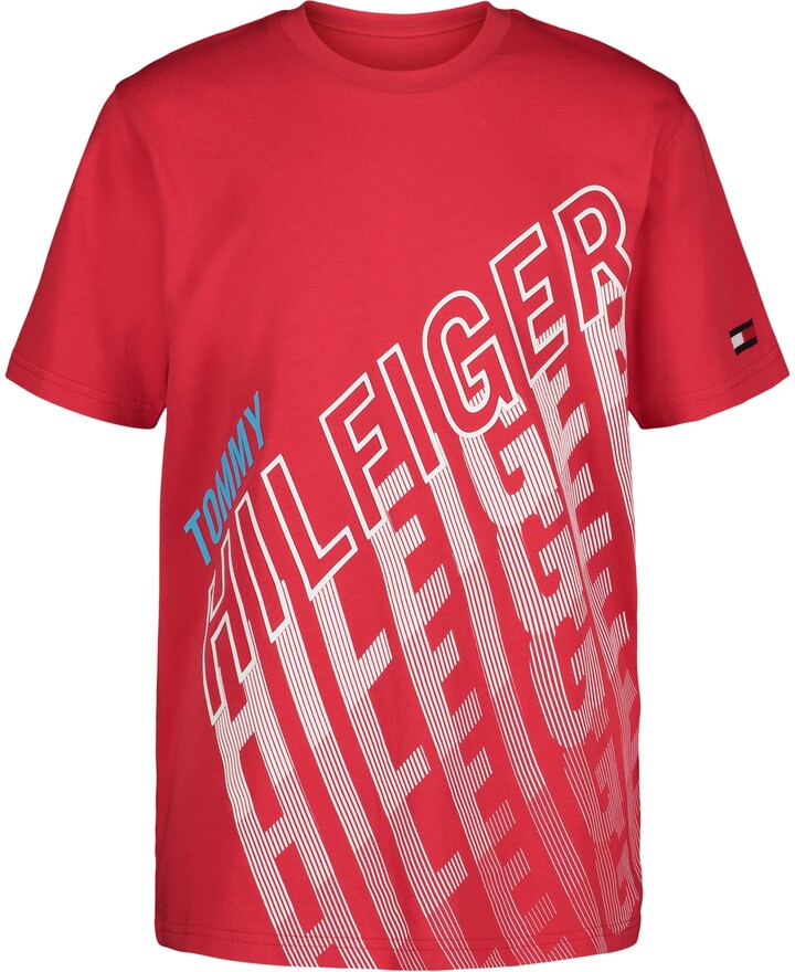 Tommy Hilfiger Red Boys' Tees on Sale | ShopStyle