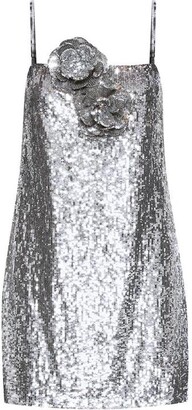 ODLR Sequin Embroidered Slip Dress
