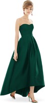 Thumbnail for your product : Alfred Sung Strapless High-Low Maxi Dress
