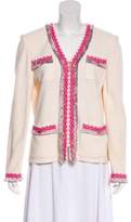 Thumbnail for your product : St. John By Marie Gray Frayed-Trimmed Jacket