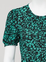 Thumbnail for your product : Very Crinkle Puff Sleeve Peplum Mini Dress - Print Multi