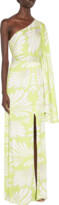 Thumbnail for your product : Alexis Lio One-Shoulder Angel-Sleeve Maxi Dress