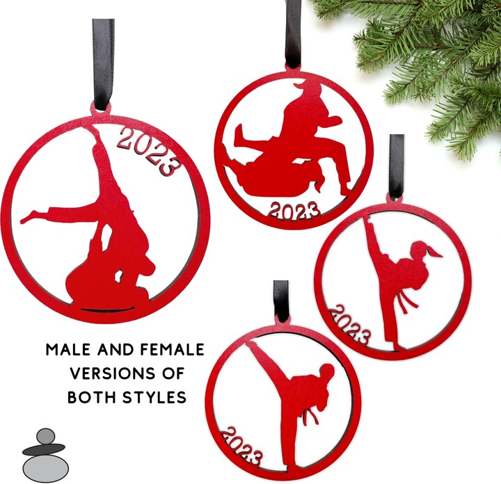 Etsy Martial Arts 2023 Silhouette Ornament, Mma, Kick Boxing, Jiu Jitsu