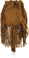 Thumbnail for your product : Antik Batik Bertil fringed suede shoulder bag