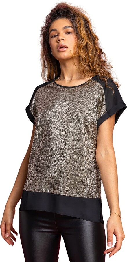 Holiday Tops Black Plus Size Party Tops Evening Tops Party Tops