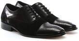Thumbnail for your product : Daniel Cranmore Black Leather & Suede Brogues