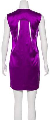 Helmut Lang Silk Cutout-Accented Dress w/ Tags