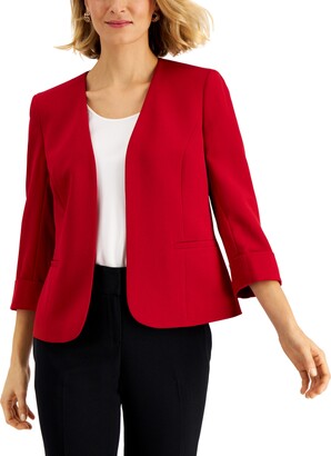 red evening jacket womens