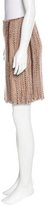 Thumbnail for your product : Alberta Ferretti Virgin Wool Tweed Skirt