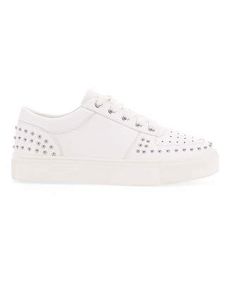 Simply Be Ariel Studded Trainers Extra Wide Fit