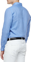 Thumbnail for your product : Ralph Lauren Black Label Linen Long-Sleeve Shirt, Light Blue