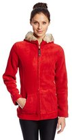 Thumbnail for your product : Charles River Apparel Women's Faux Fur Fleece Hoodie, Chili Red, 3X-Large