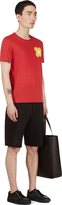 Thumbnail for your product : Burberry Red Flower Print T-Shirt