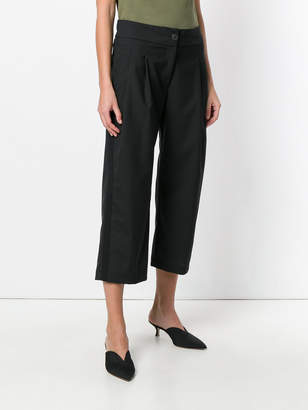 Semi-Couture Semicouture wide leg cropped trousers
