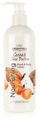 Marks and Spencer M&s Essentials Cocoa & Shea Butter Hand & Body Lotion 300ml