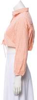 Thumbnail for your product : Lisa Marie Fernandez Gingham Crop Top