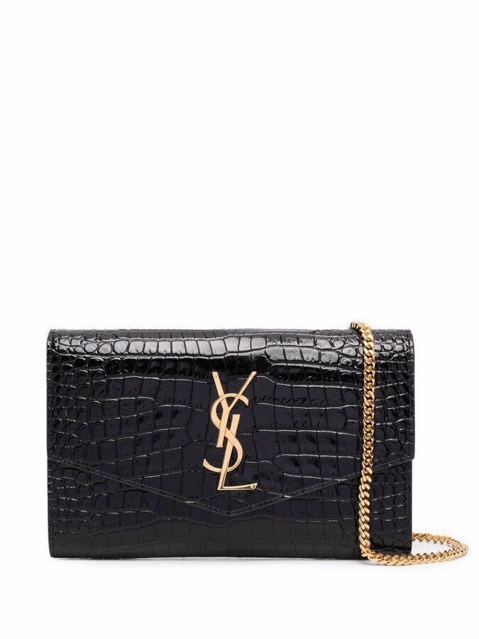 ysl small crocodile bolsa